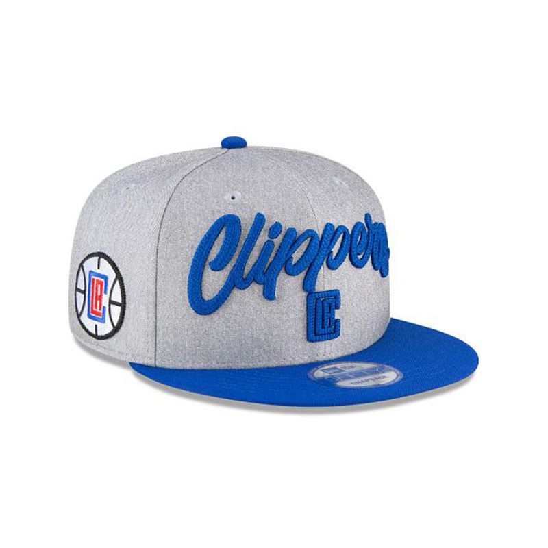 NBA Los Angeles Clippers Official Draft 9Fifty Snapback (FMT4631) - Grey New Era Caps